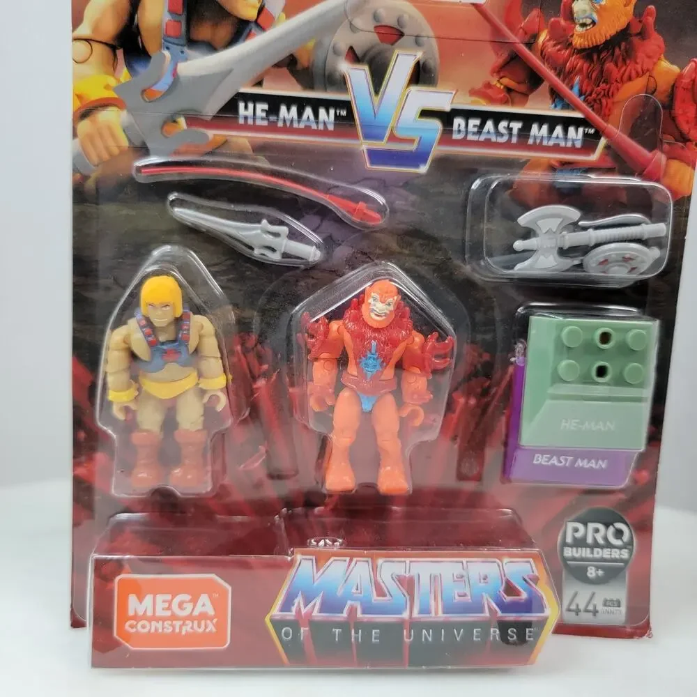 Mega Construx Masters Of The Universe He-Man vs Beast Man NEW MOTU BLOKS LEGO